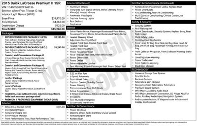 2015 Buick LaCrosse Premium II