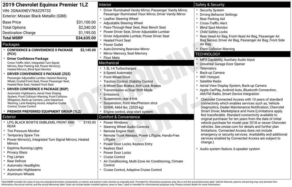 2019 Chevrolet Equinox Premier
