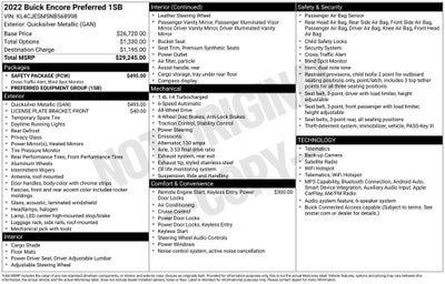 2022 Buick Encore Preferred