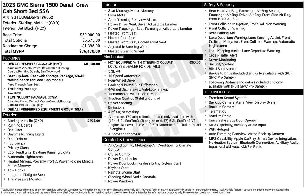2023 GMC Sierra 1500 Denali