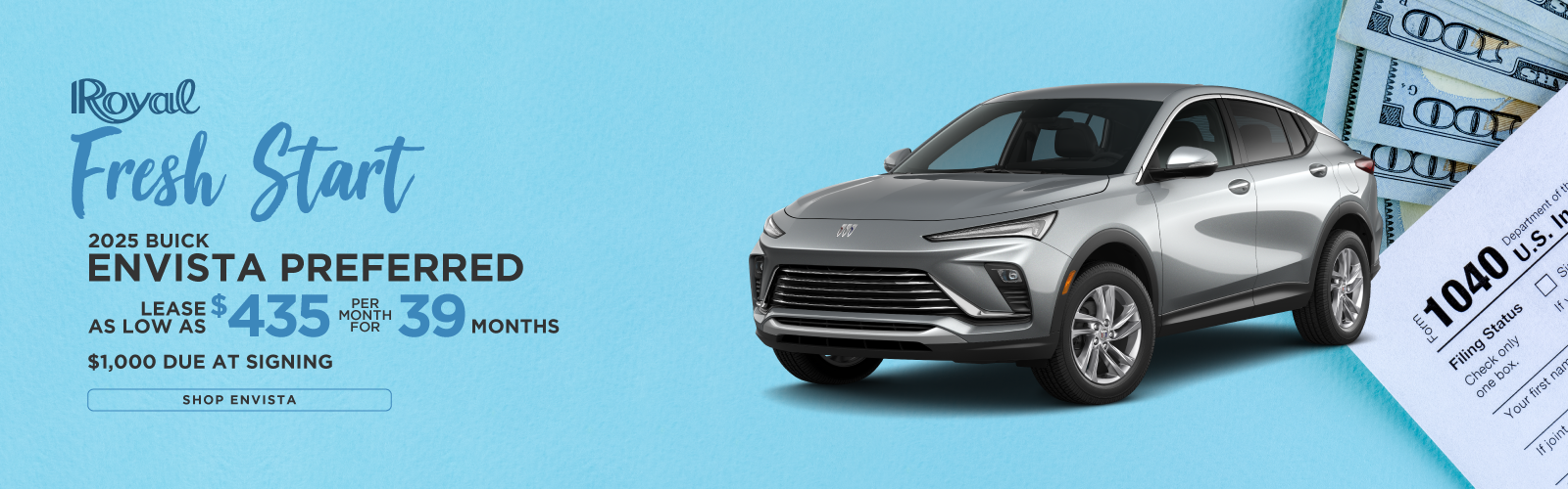 2025 Buick Envista Preferred | $435/month for 39 months | $1,000 due at signing!